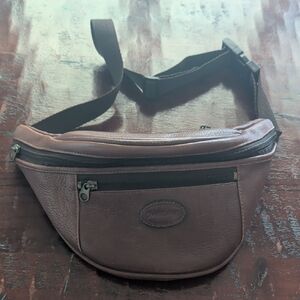 Classic Brown Leather Belt Bag